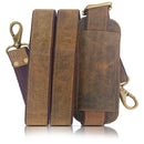DXM SPORTS Adjustable Buffalo Leather Shoulder Strap with Brass Swivel Hooks and Comfort Pad 2 image