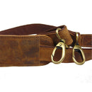DXM SPORTS Adjustable Buffalo Leather Shoulder Strap with Brass Swivel Hooks and Comfort Pad 4 image