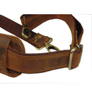 DXM SPORTS Adjustable Buffalo Leather Shoulder Strap with Brass Swivel Hooks and Comfort Pad 5 image