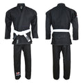 DXM SPORTS BJJ Jiu Jitsu Gi Black Brazilian Jiu Jitsu Training Gi Uniform Kimono for Adult Unisex