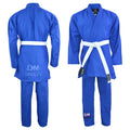 DXM SPORTS BJJ Jiu Jitsu Gi Blue Brazilian Jiu Jitsu Training Gi Uniform Kimono for Adults Unisex