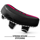 DXM Sports Muay Thai Pads PU Leather Curved Kickboxing Training Strike Shield Pink/Black  6 image