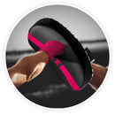 DXM Sports Muay Thai Pads PU Leather Curved Kickboxing Training Strike Shield Pink/Black  9 image