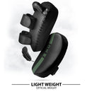 DXM Sports Muay Thai Pads PU Leather Curved Kickboxing Training Strike Shield Green/Black 6 image