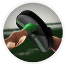 DXM Sports Muay Thai Pads PU Leather Curved Kickboxing Training Strike Shield Green/Black 8 image