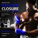 DXM Sports Boxing Hand Wraps Tape Semi Elastic Wrist Protection Bandage Adult 4.5 Meter (450cm) - Blue 26 image