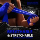 DXM Sports Boxing Hand Wraps Tape Semi Elastic Wrist Protection Bandage Adult 4.5 Meter (450cm) - Blue 27 image