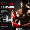 DXM Sports Boxing Hand Wraps Tape Semi Elastic Wrist Protection Bandage Adult 4.5 Meter (450cm) - Red 35 image