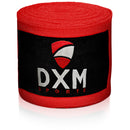 DXM Sports Boxing Hand Wraps Tape Semi Elastic Wrist Protection Bandage Adult 4.5 Meter (450cm) - Red 29 image