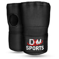 DXM SPORTS Gel Padded Inner Gloves with Hook & Loop Wrist Strap - Black
