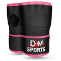 DXM SPORTS Gel Padded Inner Gloves with Hook & Loop Wrist Strap - Pink