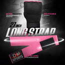 DXM SPORTS Gel Padded Inner Gloves with Hook & Loop Wrist Strap - Pink 29 image