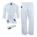 DXM Karate Gi Uniform Lightweight Karate Training Kids & Adults Unisex Karate Suit with Belt - White 9 image
