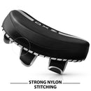 DXM Sports Muay Thai Pads PU Leather Curved Kickboxing Training Strike Shield White/Black  6 image