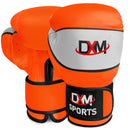DXM SPORTS Kids Boxing Gloves Youth Training MMA Muay Thai Child Sparring Glove - Orange 17 image