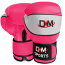 DXM SPORTS Kids Boxing Gloves Youth Training MMA Muay Thai Child Sparring Glove - Pink 22 image