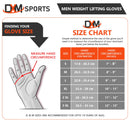 DXM SPORTS Men's Weight Lifting Gloves Size Chart 24 image