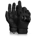 DXM SPORTS Touch Screen Compatible Tactical Motorcycle Gloves Black