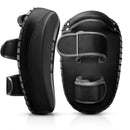 DXM Sports Muay Thai Pads PU Leather Curved Kickboxing Training Strike Shield Silver/Black  1 image