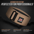 DXM SPORTS Weight Lifting Belt 4" Wide Weight Training Powerlifting Workout Gym Belts - Tan 60 image