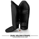 DXM SPORTS Shin Guards MMA Kickboxing, Muay Thai Leg Guards with Instep Protection - Black 2 image