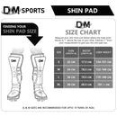 DXM SPORTS Shin Instep Guards Size Guide 8 image