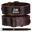 DXM SPORTS Heavy Weight Powerlifting Leather Belt - Black 1 image