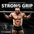 DXM SPORTS Men Weight Lifting Workout Gloves Half Finger Anti-Slip Leather Gloves for Gym, Exercise, Fitness, Cycling, Training, Outdoor Sports - Black 18 image