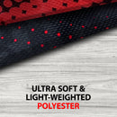 DXM SPORTS Compression Pants Rash Guard Legging Mens Spats Workout Baselyer Tights- Black/Red 4 image