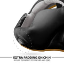 DXM Sports Full-Face Boxing Headgear Black/Golden Premium Sparring Protection 5 image