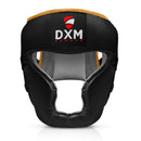 DXM Sports Full-Face Boxing Headgear Black/Golden Premium Sparring Protection 2 image