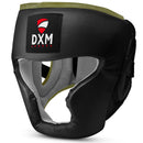 DXM Sports Full-Face Boxing Headgear Black/Green Premium Sparring Protection 11 image