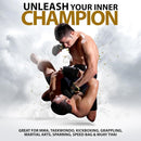 DXM Sports Half Finger Open Palm MMA Grappling Gloves - Gold 16 image