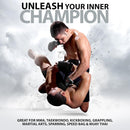 DXM Sports Half Finger Open Palm MMA Grappling Gloves - Gray 23 image