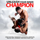 DXM Sports Half Finger Open Palm MMA Grappling Gloves - Red 51 image