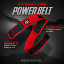 DXM SPORTS Weight Lifting Belt 4" Wide Weight Training Powerlifting Workout Gym Belts - Red 53 image
