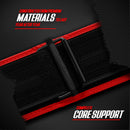 DXM SPORTS Weight Lifting Belt 4" Wide Weight Training Powerlifting Workout Gym Belts - Red 54 image