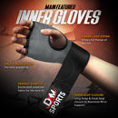 DXM SPORTS Gel Padded Inner Gloves with Hook & Loop Wrist Strap - Grey 22 image