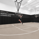 Gym Wall Padding 72" x 24" x 2" Thick Foam Panels Waterproof Safety Mat - Black 8 image