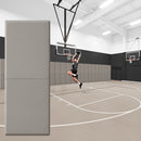 Gym Wall Padding 72" x 24" x 2" Thick Foam Panels Waterproof Safety Mat - Gray 1 image