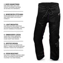 DXM SPORTS Brazilian Jiu Jitsu Uniform MMA Grappling Suit for Adult Unisex - Black 4 image