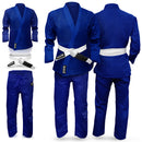 DXM SPORTS Brazilian Jiu Jitsu Uniform MMA Grappling Suit for Adult Unisex - Blue 14 image