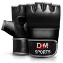 DXM Sports Half Finger Open Palm MMA Grappling Gloves - Gray 22 image