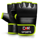 DXM Sports Half Finger Open Palm MMA Grappling Gloves - Green 29 image