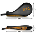 DXM Taekwondo Racket Pad Single Target Mitt Karate Kick Strike Floppy Paddle/Clapper - Black & Gold 4 image