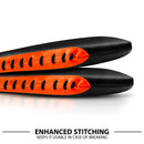 DXM Taekwondo Racket Pad Single Target Mitt Karate Kick Strike Floppy Paddle/Clapper - Black & Orange 6 image