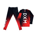 DXM Sports Compression Suit Men Long Sleeve Shirts + Leggings Baselayer 2 Pcs Set 3 image