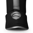 DXM Sports Shin Instep Guards Black/Silver For MMA Martial Arts Kicking Sparring Training Gear, BJJ Karate Boxing Taekwondo 2 image