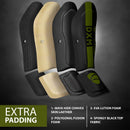 DXM Sports Shin Instep Guards Black/Green For MMA Martial Arts Kicking Sparring Training Gear, BJJ Karate Boxing Taekwondo 6 image