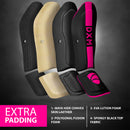 DXM Sports Shin Instep Guards Black/Pink For MMA Martial Arts Kicking Sparring Training Gear, BJJ Karate Boxing Taekwondo 8 image